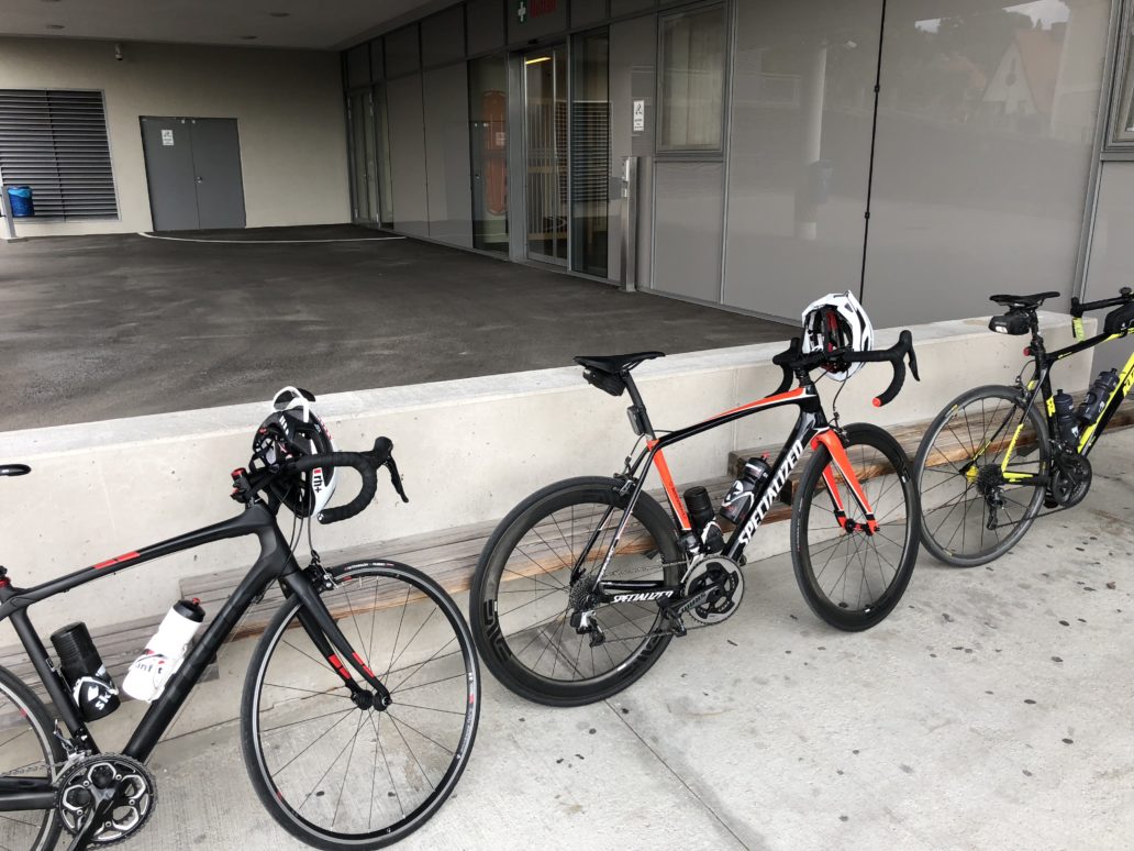 Rennradfahren in der Gruppe