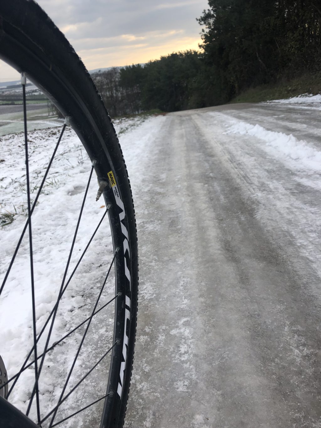 Schneefahrbahn