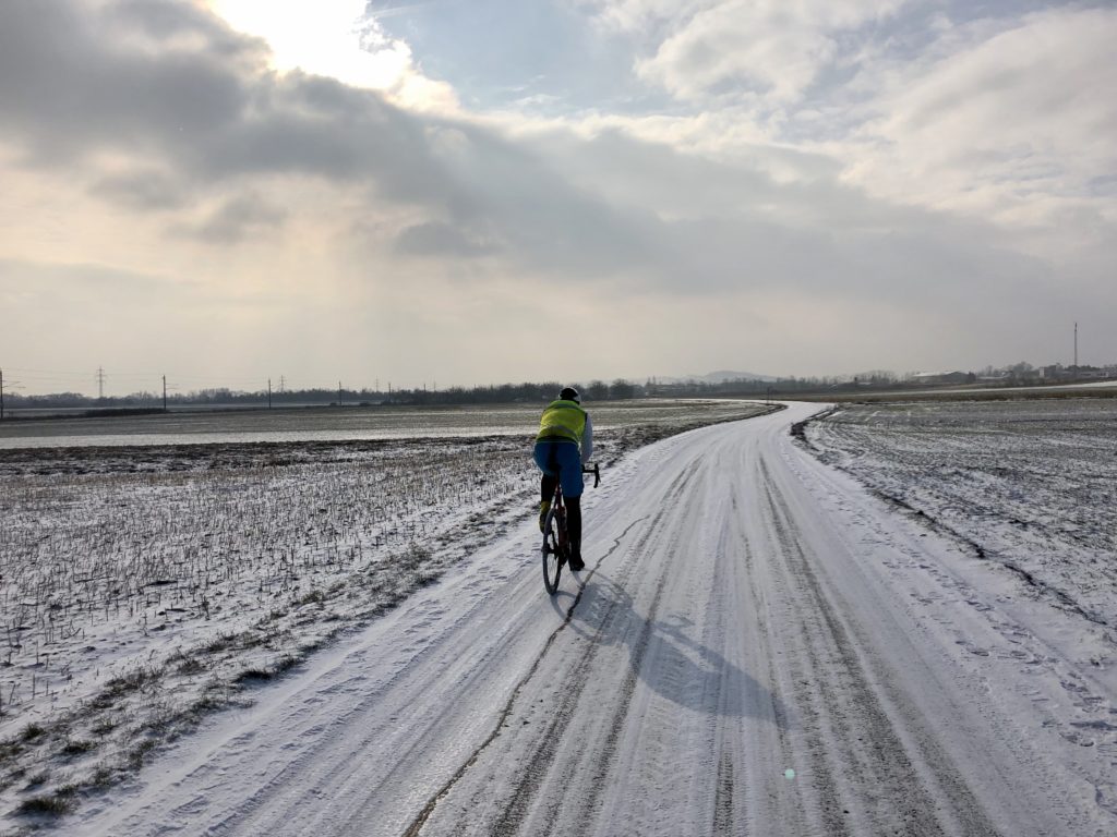 Winterliche Rennradreise
