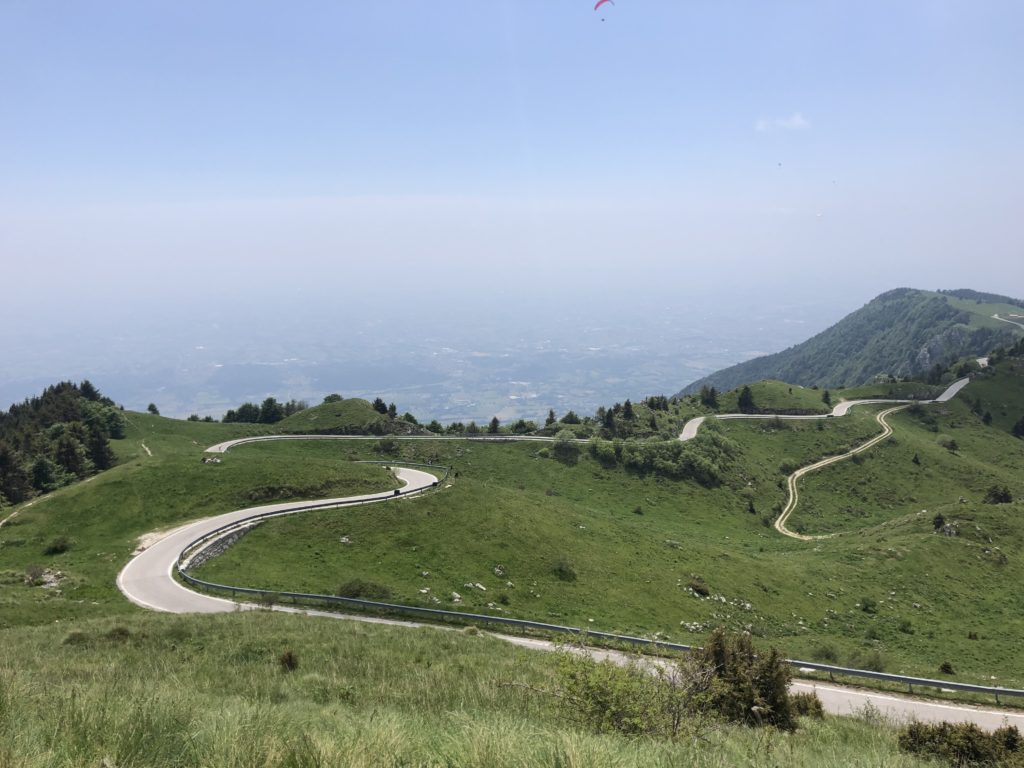 Rennradfahren am Monte Grappa