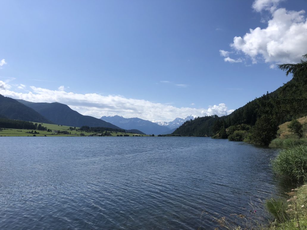Haidersee und Reschensee