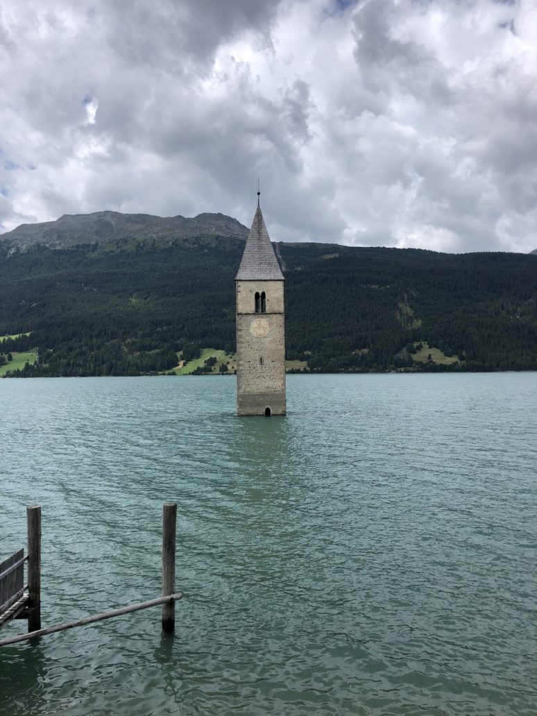 Kirchturm Alt-Graun am Reschensee